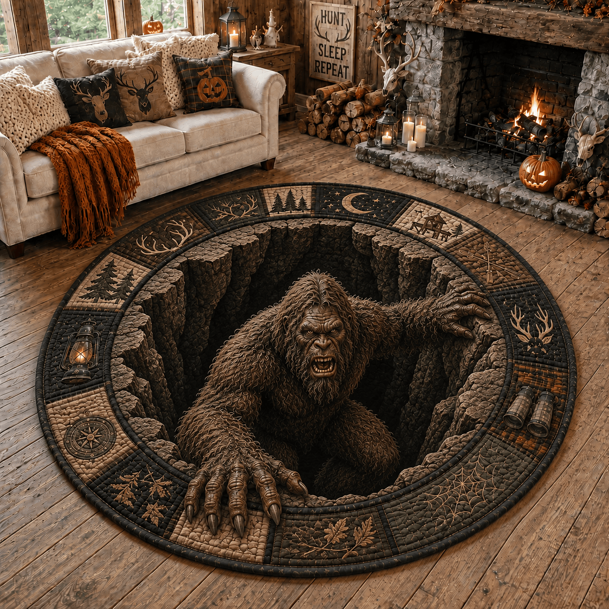 DRHT Quilted Round Mat HQH