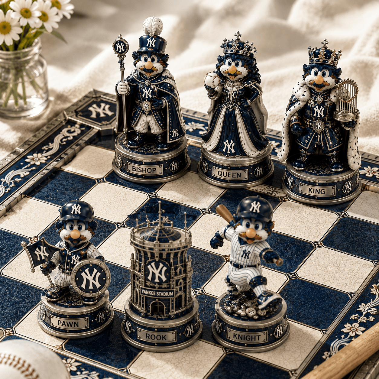 Premium NYY Chess Set NPL