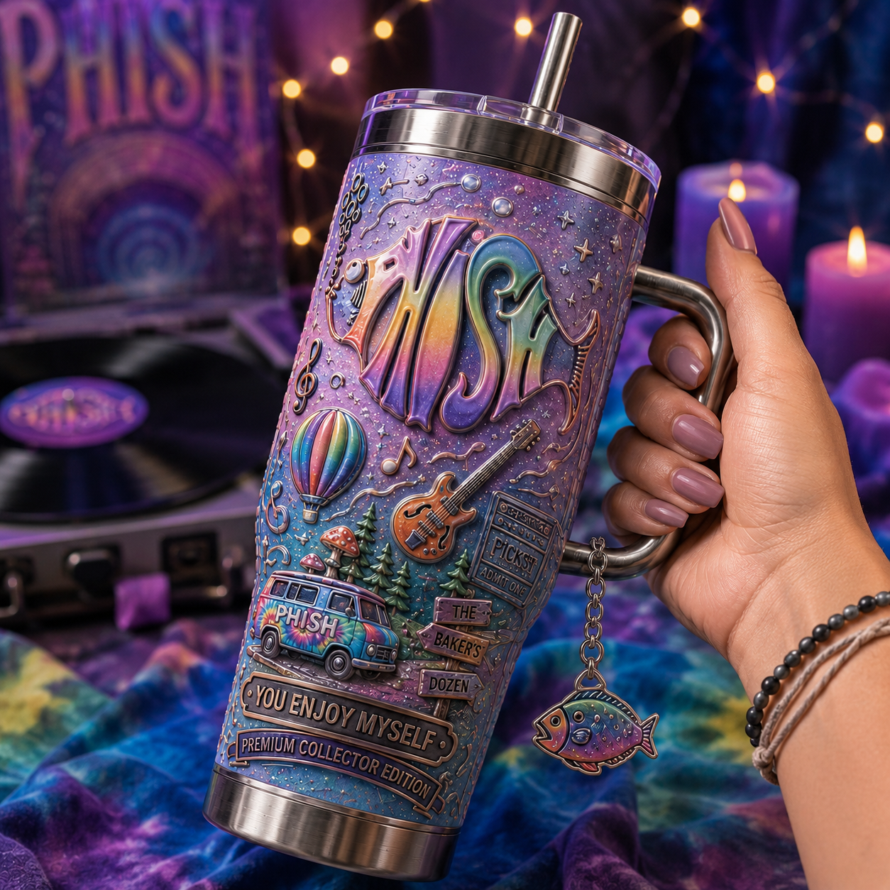 PIH 40oz Tumbler With Handle TTNL