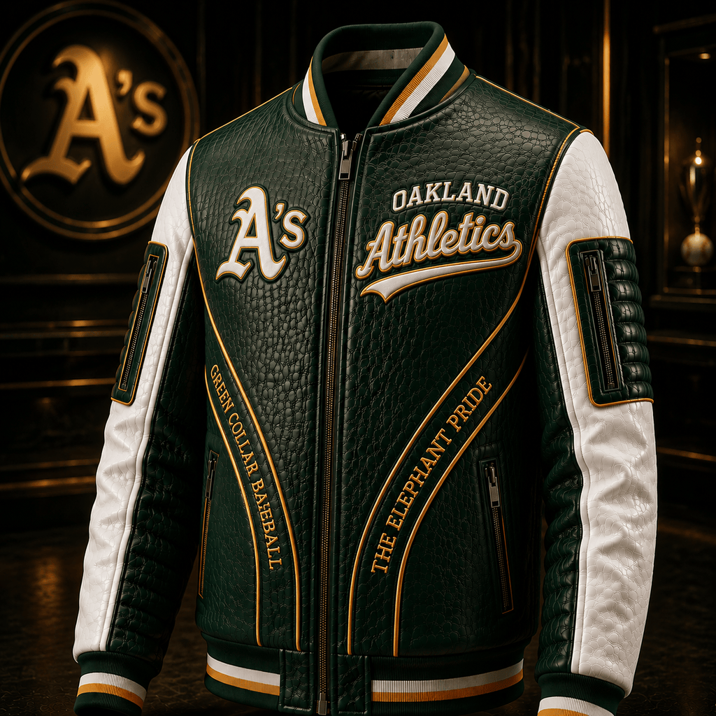 Premium OKAA Leather Zipper Jacket TTMH