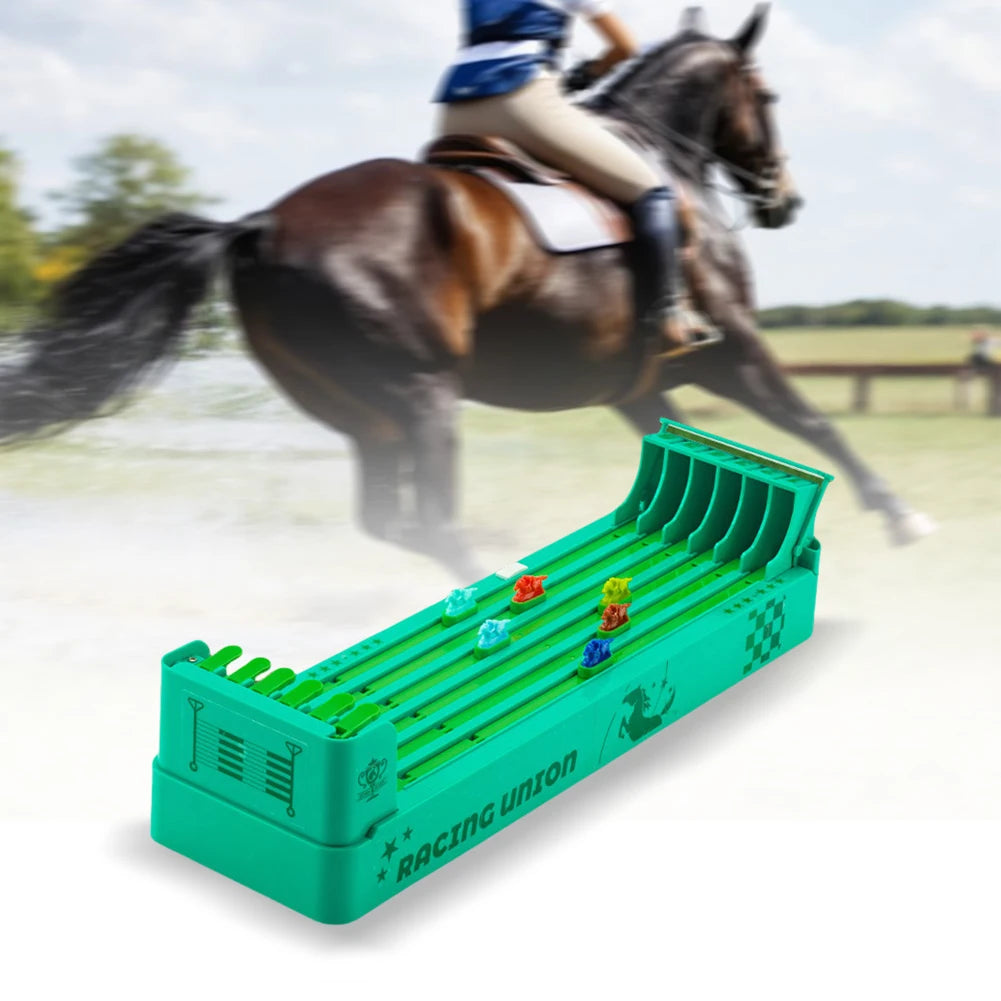 Classic Horse Racing Game Electronic Horse Race Board Game Battery Powered Desktop Game Interactive Family Party Toy